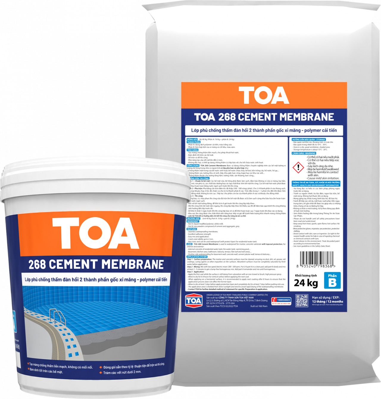 TOA 268 Cement Membrane