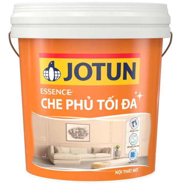 Sơn nội thất Essence Che Phủ Tối Đa (Mờ)