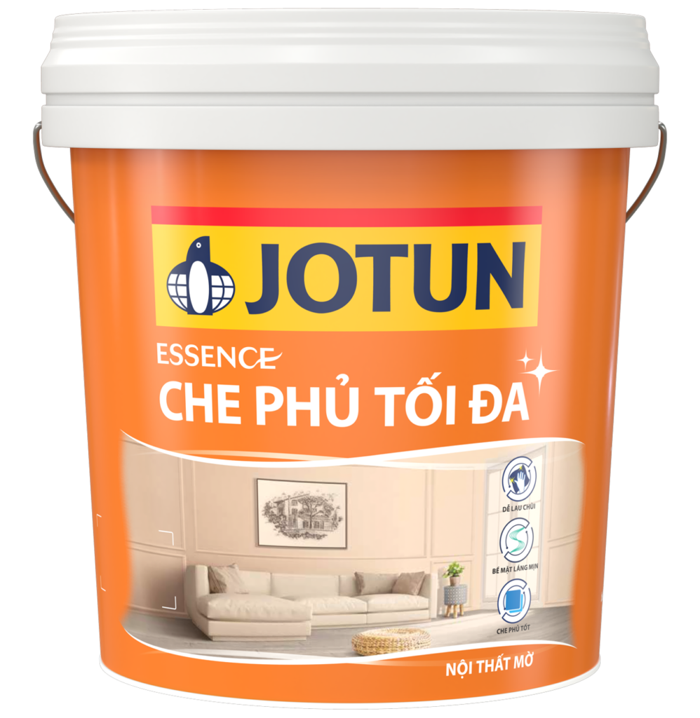 Sơn nội thất Essence che phủ tối đa