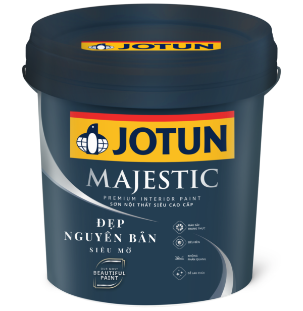 Sơn phủ nội thất Jotun Majestic Đẹp Nguyên Bản