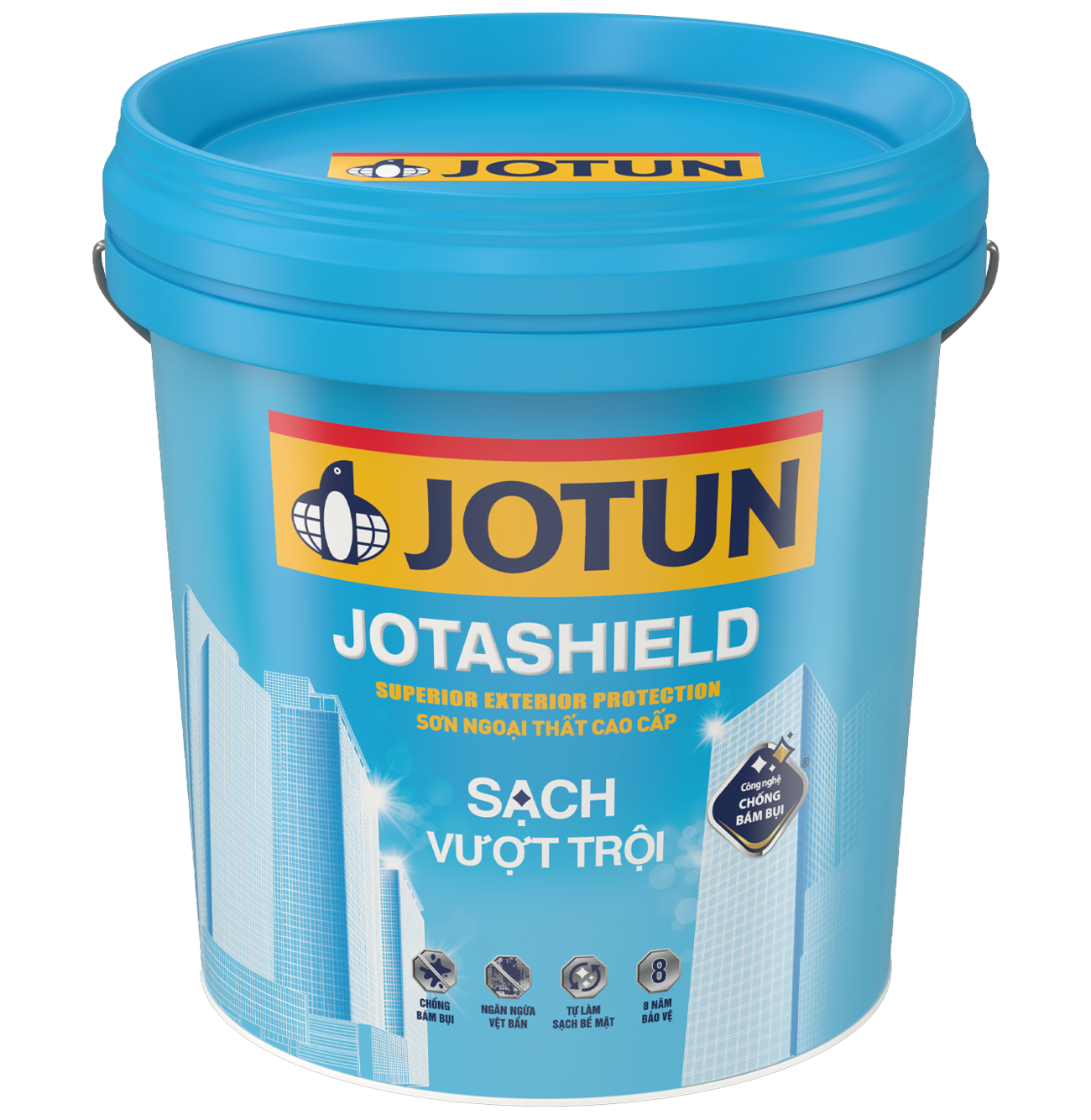 Sơn ngoại thất Jotashield sạch vượt trội