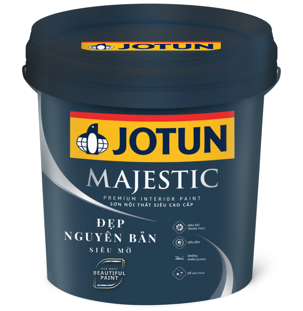 Sơn phủ nội thất Jotun Majestic Đẹp Nguyên Bản